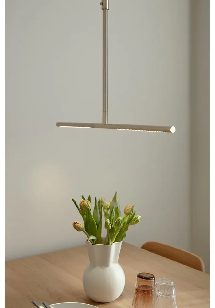 Ezüstszínű fém LED függőlámpa fém búrával Omni Ceiling – UMAGE