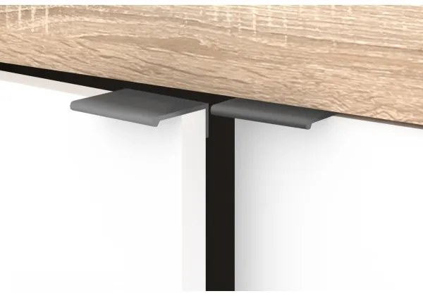 Komód RUNEA sonoma tölgy/fehér