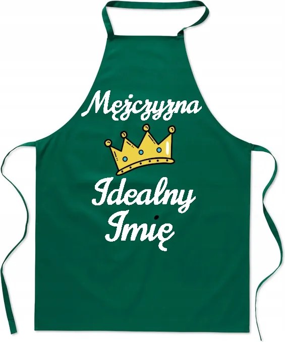 Konyhai Kötény Férfi Tökéletes Név Személyre szabott Valentin nap