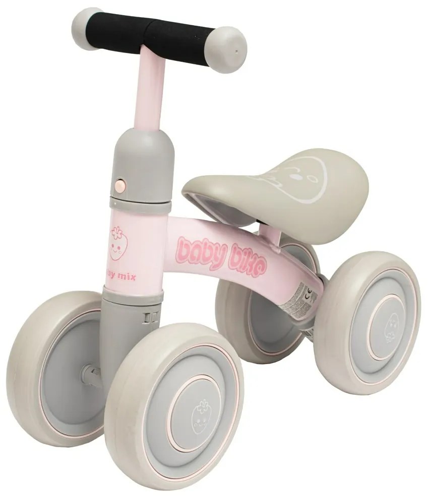 Baby Mix Baby Bike Fruit gyerek futóbicikli, rózsaszín