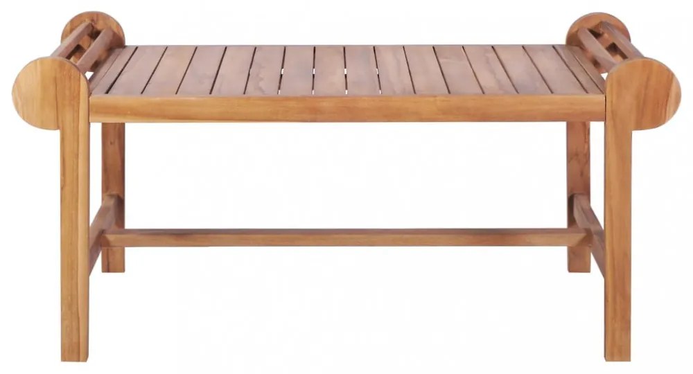 tömör tíkfa dohányzóasztal 100 x 50 x 45 cm