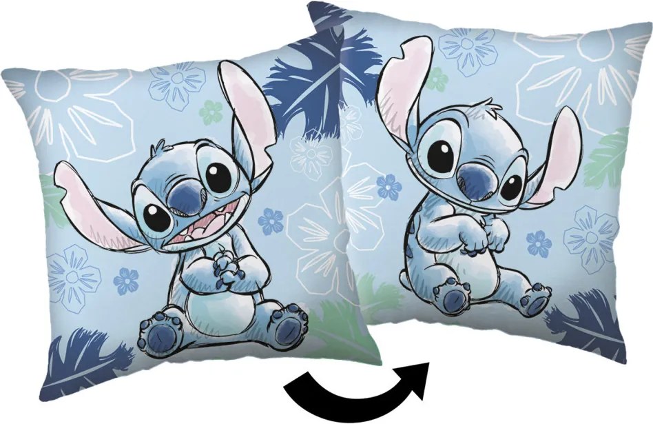 Disney Lilo és Stitch, A csillagkutya Blue párna, díszpárna 40x40cm