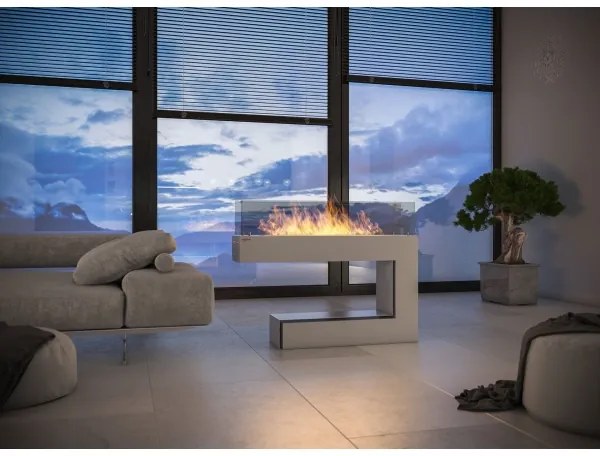 InFire - BIO Kandalló 110x85,5 cm fehér