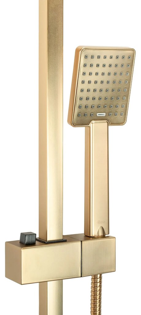 Zuhanyszett REA JACK BRUSHED GOLD