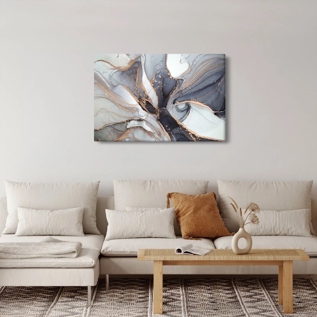 Kép - Szürke márvány (90x60 cm)