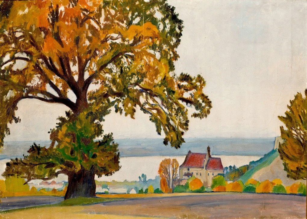 Vászonkép "Tölgy Kazimierzben ” Józef Csajkovszkij 1924. 70x50cm