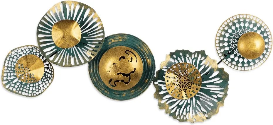 Sensuale fém fali dekoráció, 100×50 cm