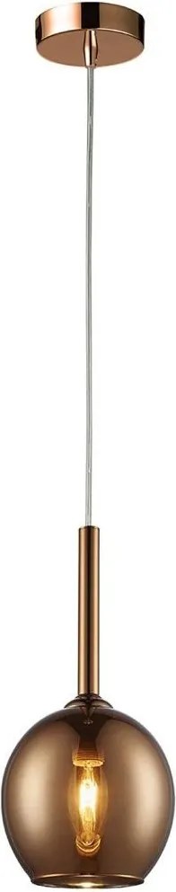 Zuma Line MONIC MD1629-1 COPPER Függőlámpa 1x40W/E14