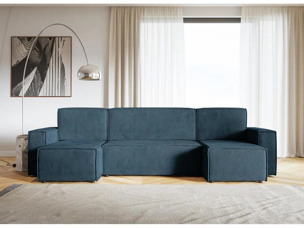 Sarokkanapé Copenhagen L (tengeri + fekete). 1098895