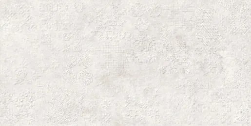 Geotiles Stratos Cross white dekor Padlólap 60x120 cm matt STRATCR612WHD