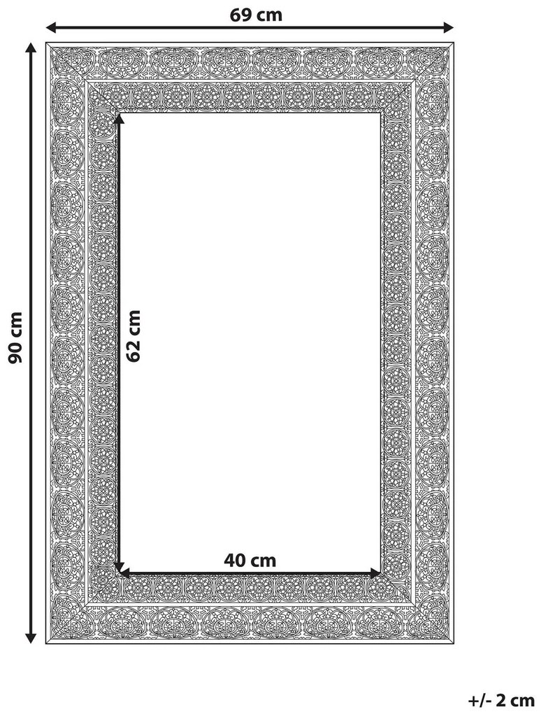 Fali tükör Delta (arany). 1078577