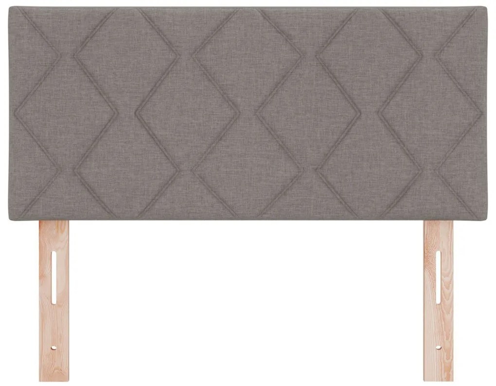 Fejtámla Gyémánt Blokkok Dizájn Taupe 90 cm Szövet