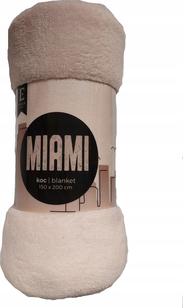 Elegáns Takaró Ágytakaró Pléd Miami 150x200 Rózsaszín