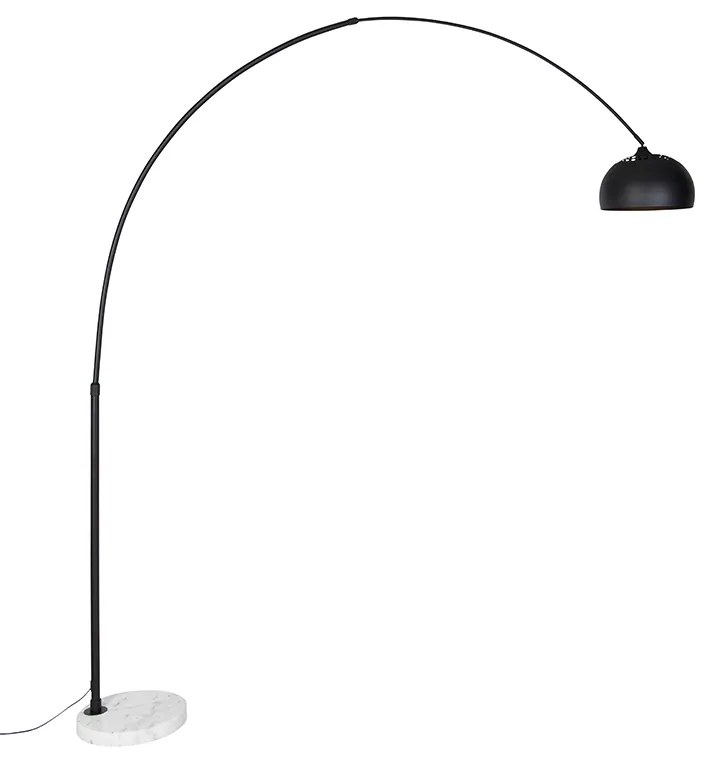 Modern ív lámpa fekete fehér állítható - XXL
