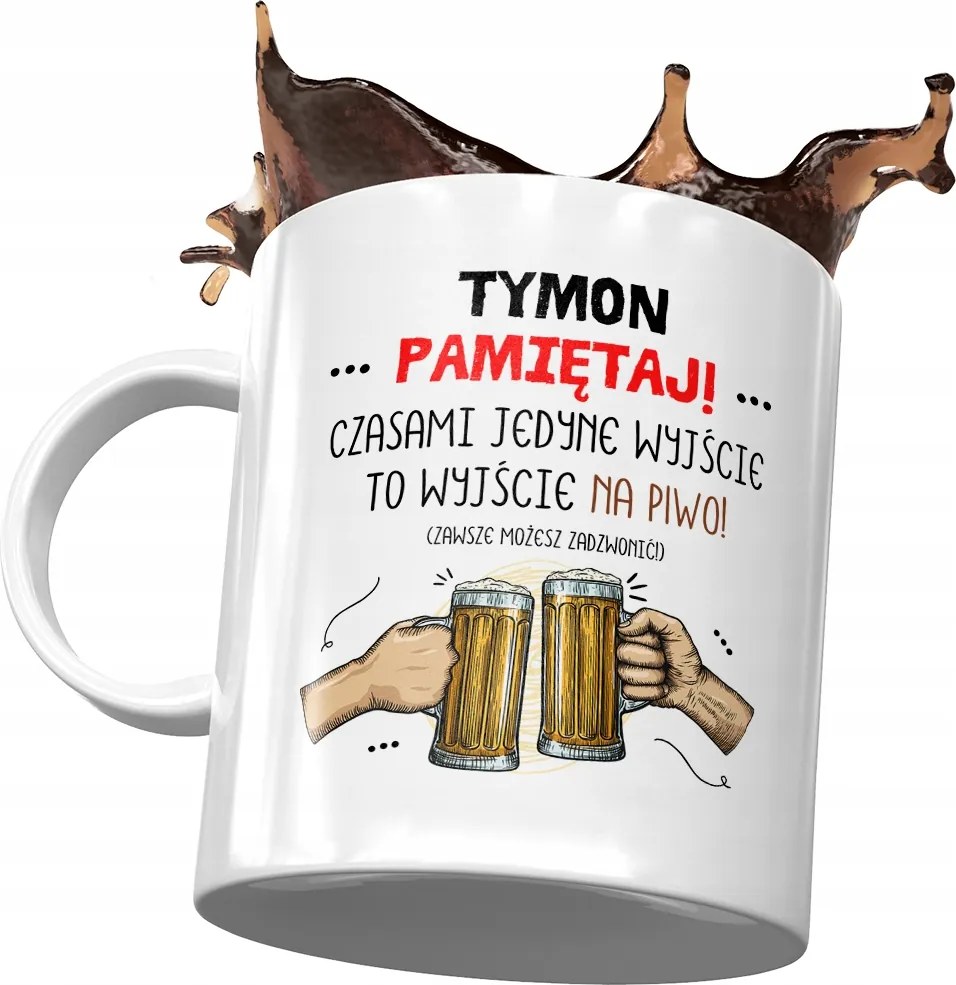 Bögre Timon Barát Kolléga Ajándék Nyomtatott Fotóval