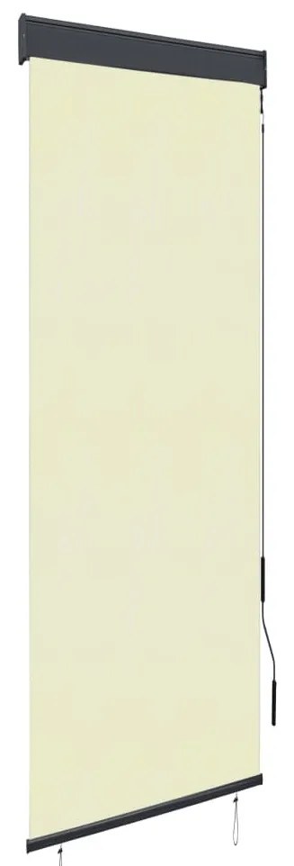 krémszínű kültéri roló 60 x 250 cm