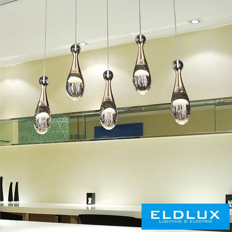 ELDLUX YS846-5G MEDÚZA Többágú Függesztett Lámpa IP20