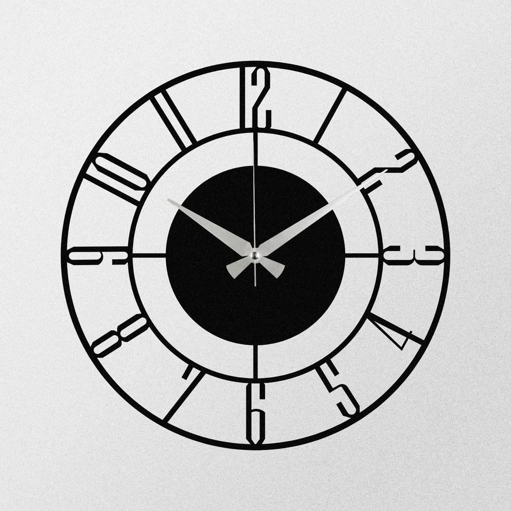 Dekoratív fém falióra, Enzoclock - S011