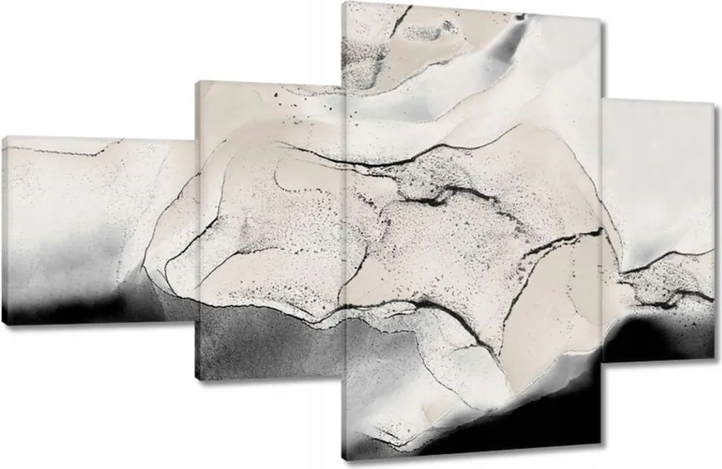 Festmények 130x80 Tompított absztrakt