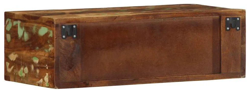 tömör újrahasznosított falra szerelhető TV-szekrény 60x30x19 cm