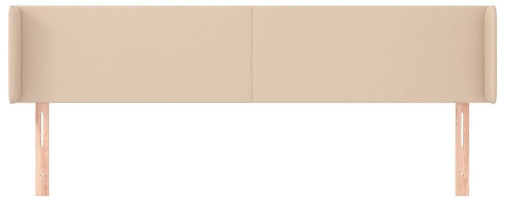 cappuccino műbőr szárnyas fejtámla 203x16x78/88 cm