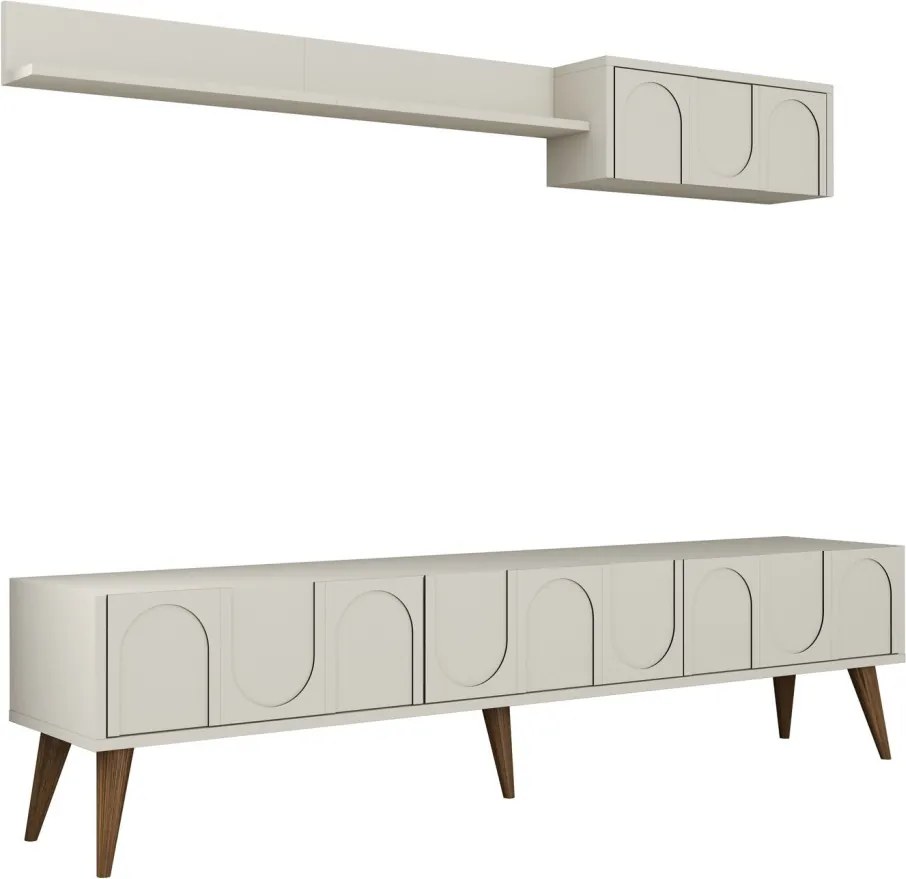 Lyon 2 - Cream, Walnut
