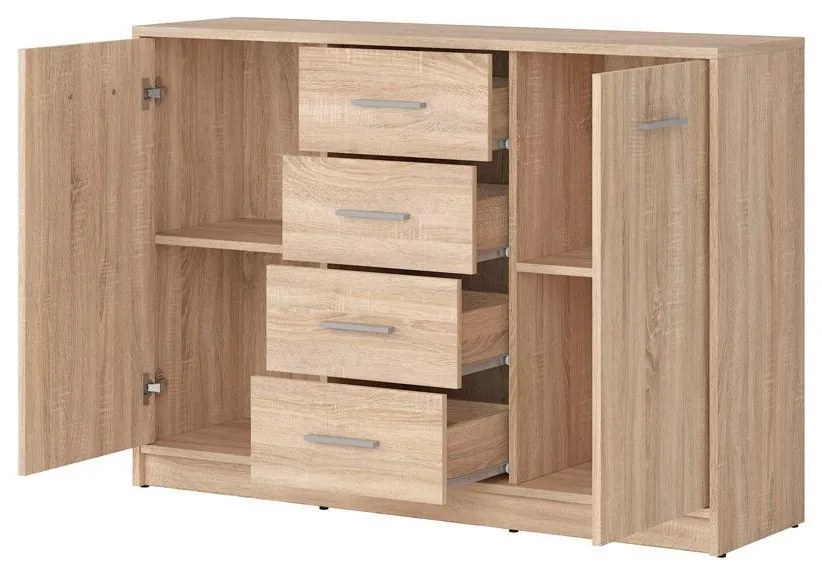 Komód Nepo Plus 6 (szonoma tölgy) . 1098301