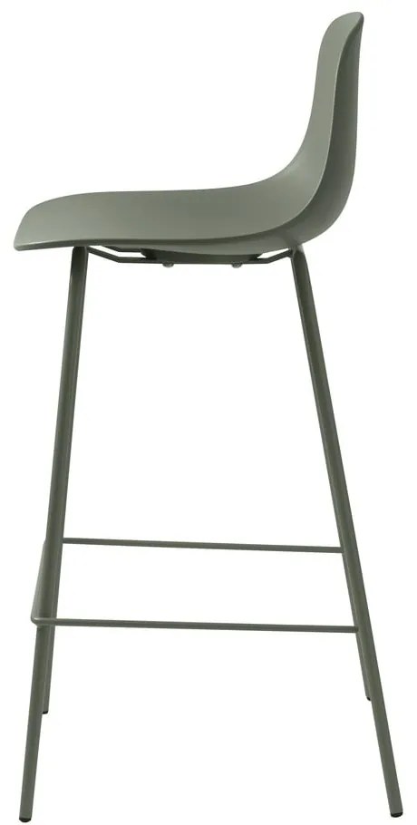 Khaki műanyag bárszék 92,5 cm Whitby – Unique Furniture