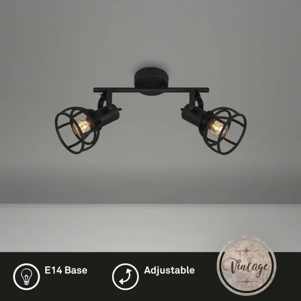 Briloner 2669-025 - Spotlámpa RETRO 2xE14/25W/230V