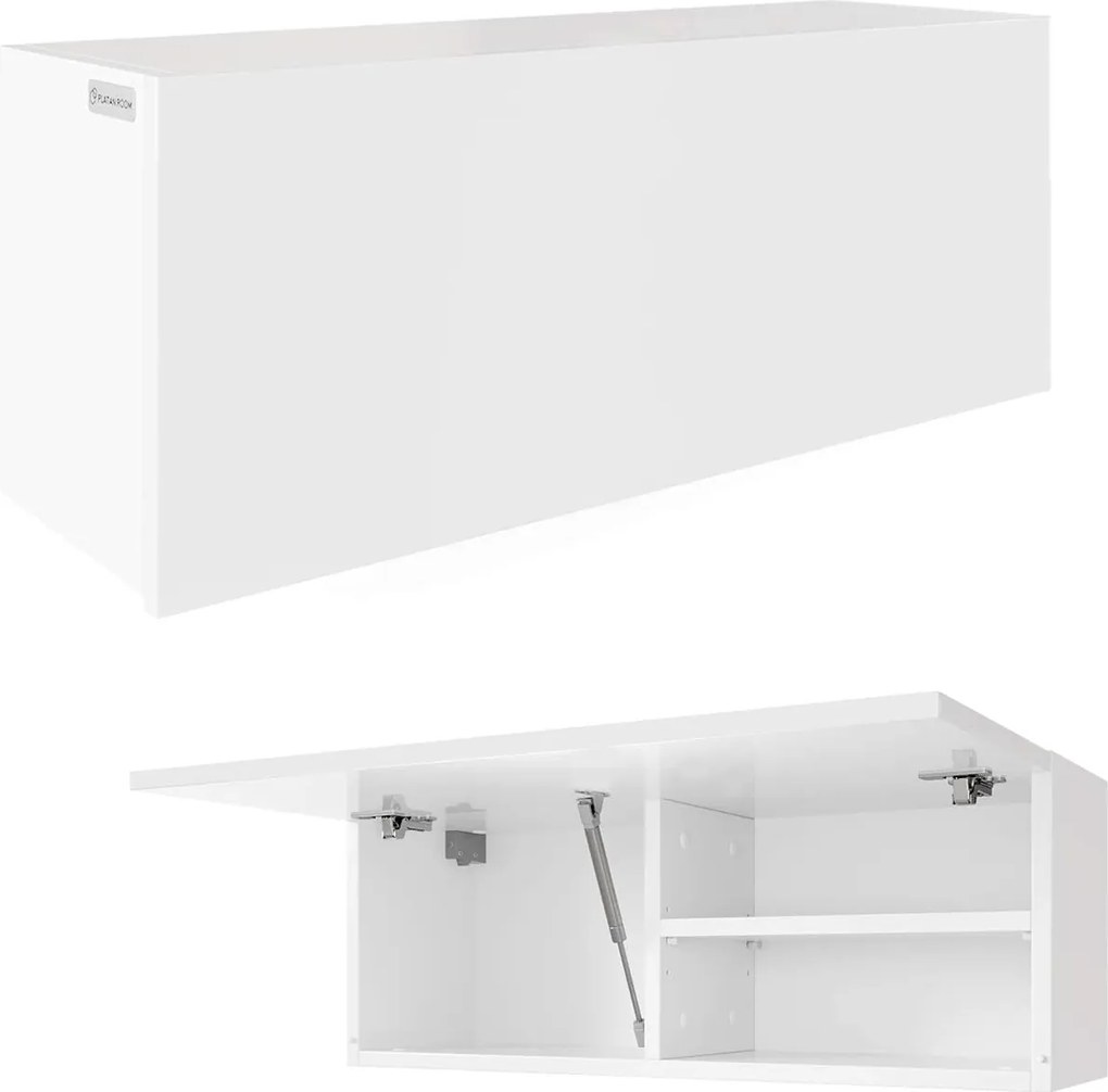 Fürdőszoba szekrény Ora 80 x 30 x 25 akasztós szekrény Fogantyú Nélküli matt fehér