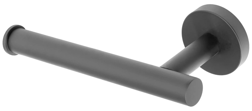 Falra szerelhető wc papír tartó GUN Black 322231A