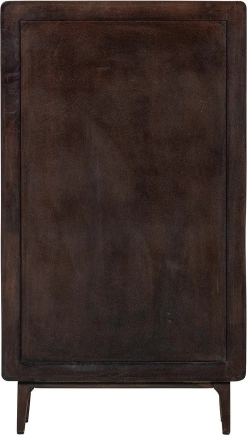 Sötét natúr színű mangófa szekrény 85x150x35 cm Liya – WOOOD