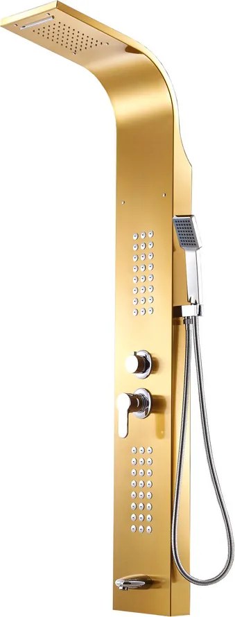 GOLD || zuhanypanel, rozsdamentes acél