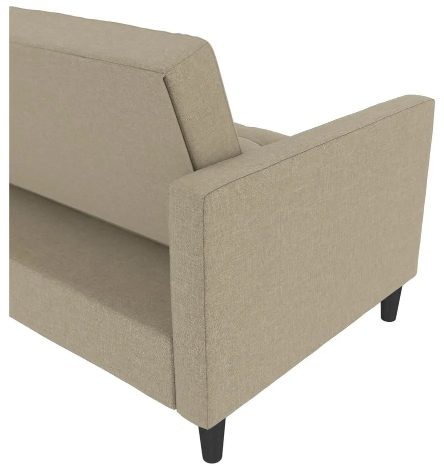 Bézs kinyitható sarokkanapé Presley – Støraa