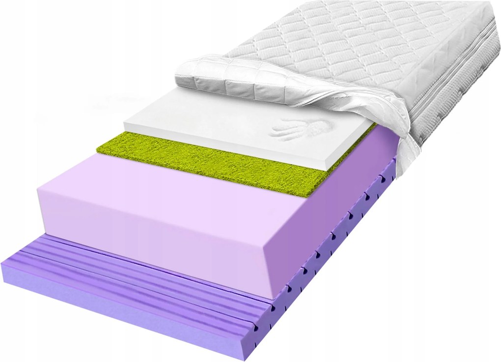 Habszivacs matrac 70x200 adaptív masszázs egészségügyi H3 H4 25cm