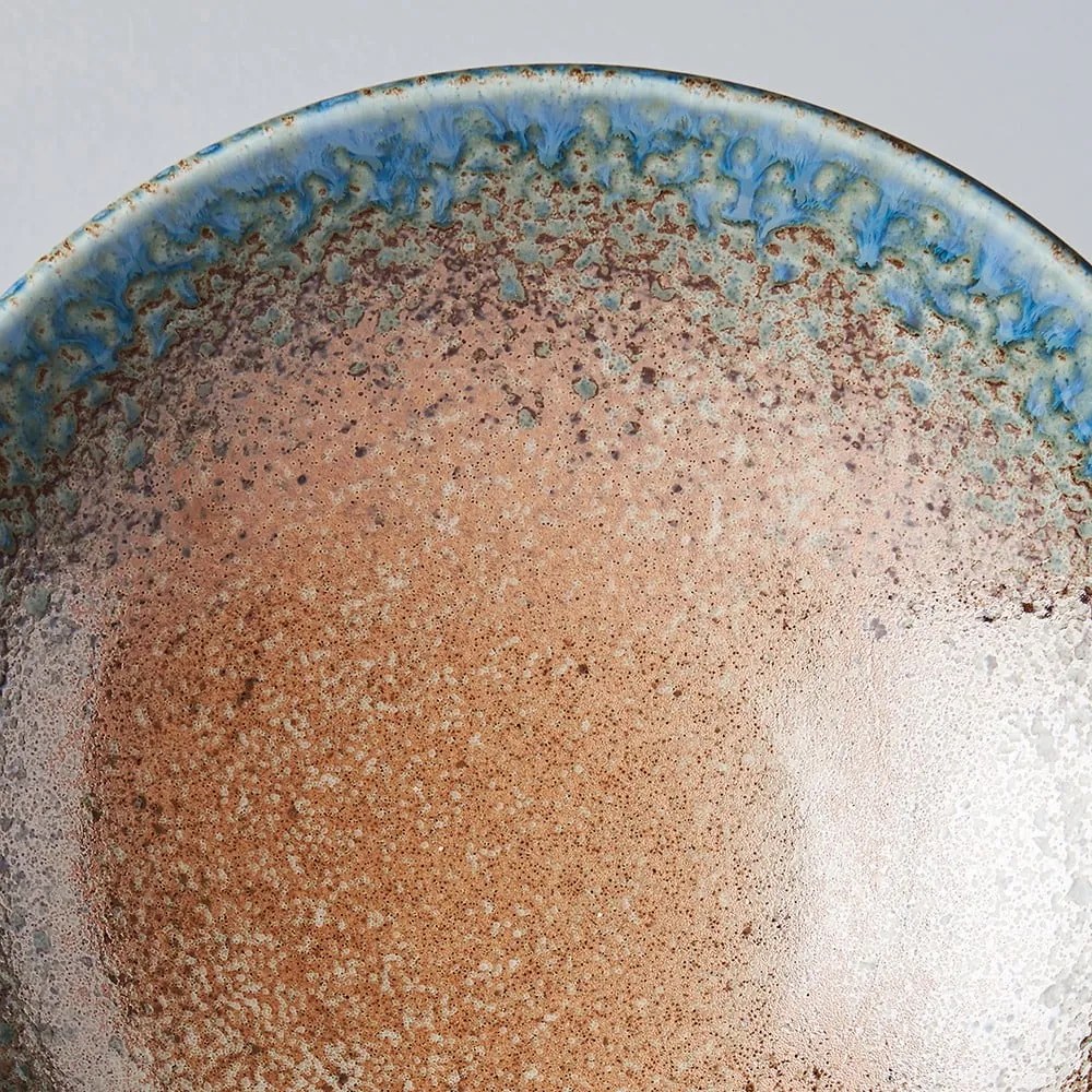 Earth & Sky bézs-kék kerámia tál ramenhez, ø 25 cm - MIJ
