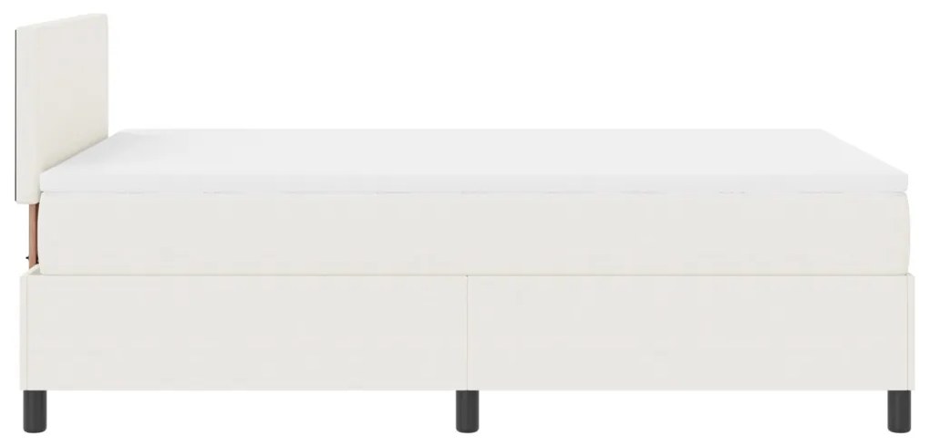 Box Spring Ágy matraccal és LED világítással 120x200 cm Bársonyos Szövet