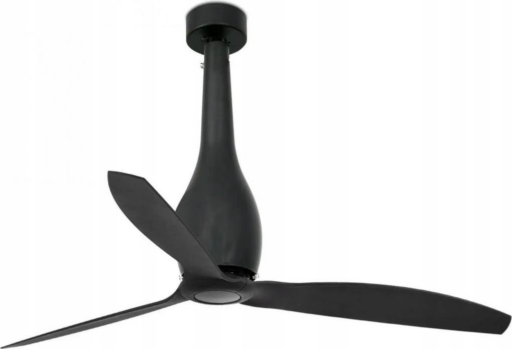 Faro Eterfan mennyezeti ventilátor fekete, DC motorral, 1280 mm, távirányítóval