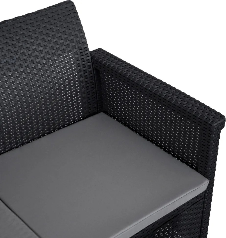 SAVIO kerti bútor szett fekete