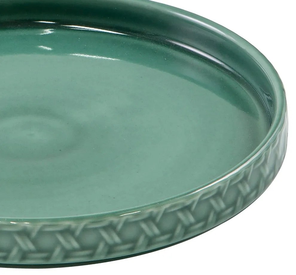 Türkiz porcelán desszertes tányér készlet 4 db-os ø 20 cm Heath Jade – Ladelle