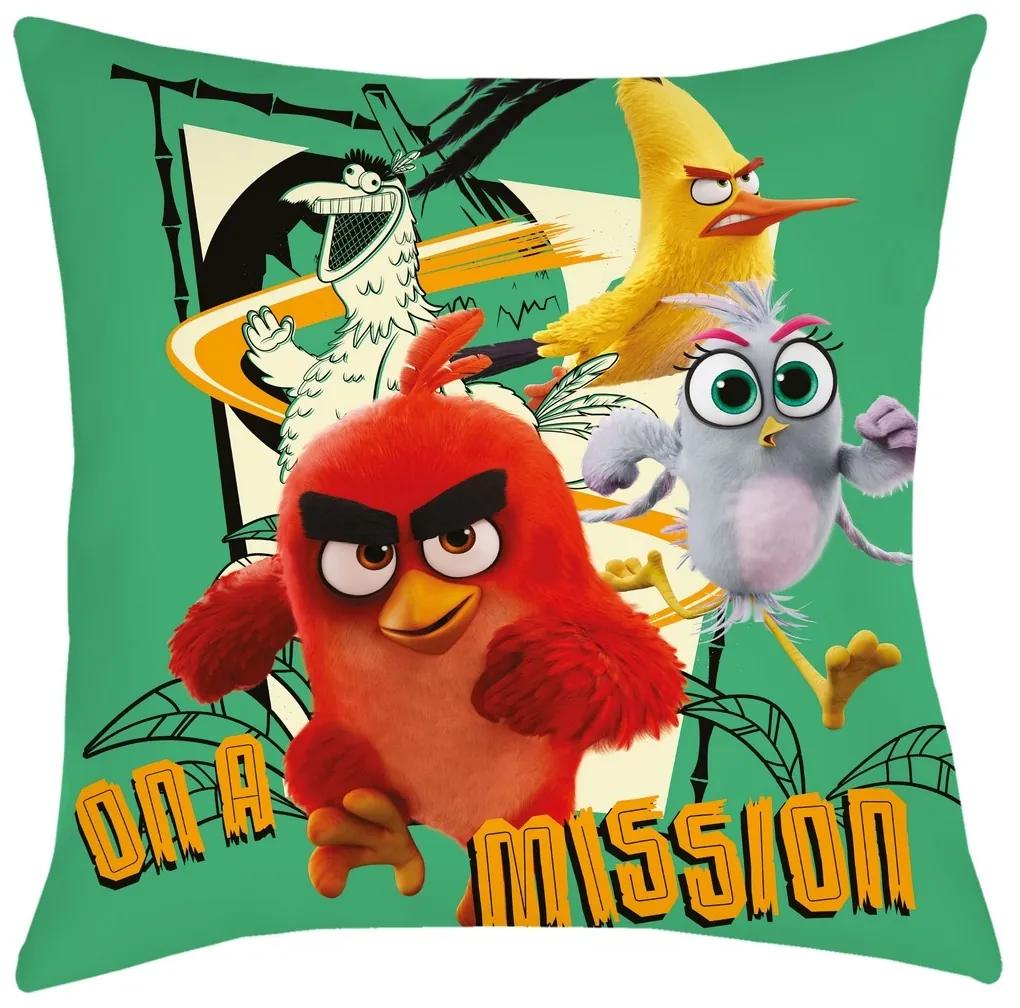 Angry Birds Movie 2 On a mission párna, 40 x 40 cm