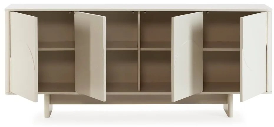 Krémszínű komód 180x75x40 cm Solei – MOME