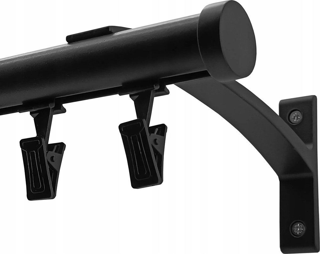 Sínkarnis Alumínium 20mm Fekete Matt 200cm béka