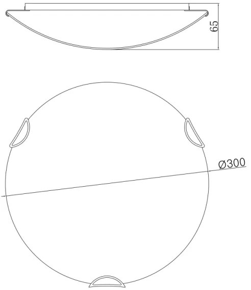 Globo 40402-2 - Mennyezeti lámpa CALIMERO I 2xE27/60W/230V