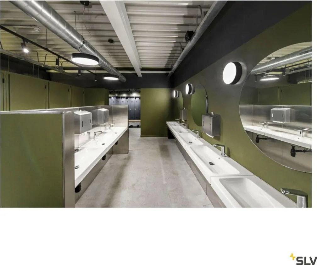 SLV 1007288 MEDO Modern Kültéri Mennyezeti Lámpa Fekete LED IP50