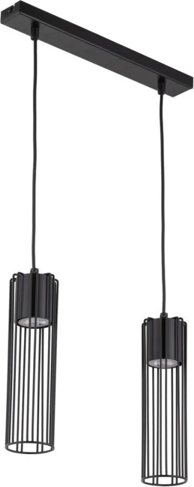SIGMA LIGHTING 33450 FOBIA Többágú Függesztett Lámpa Fekete GU10 IP20
