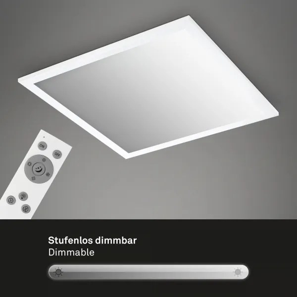 Brilo - LED Dimmelhető mennyezeti lámpa LED/21W/230V 38x38 cm fehér
