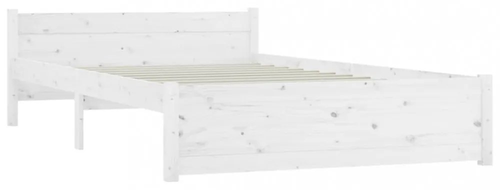 vidaXL fehér ágykeret fiókokkal 120 x 200 cm