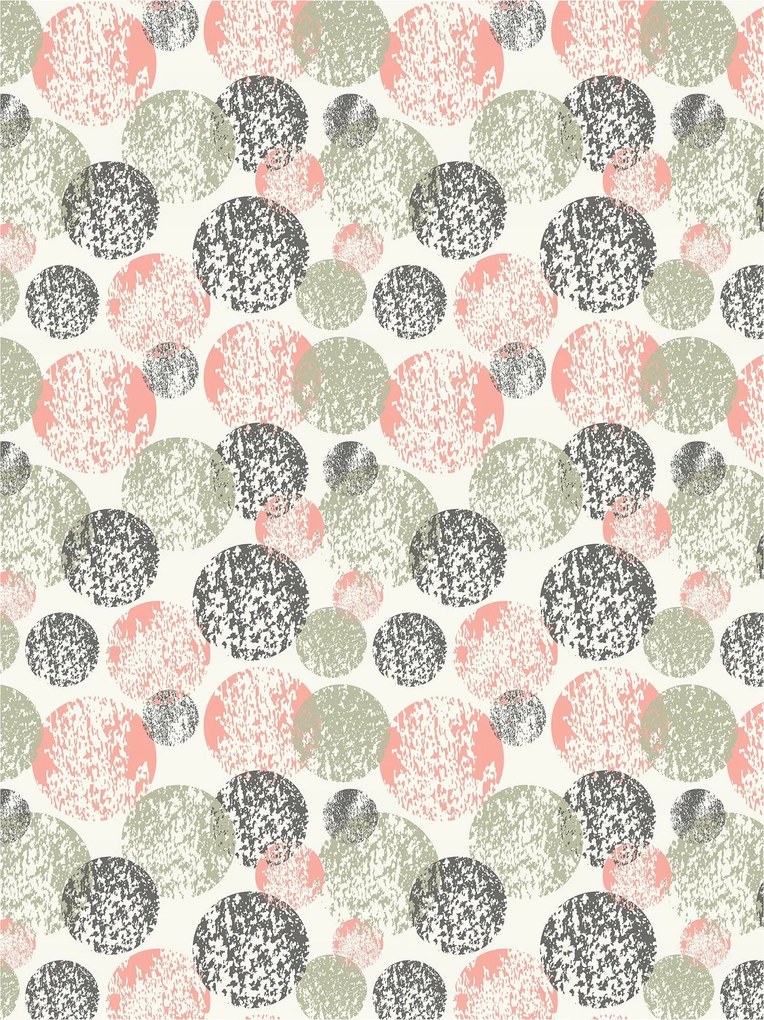 Tapéta Színes kerekek Absztrakt Minimalizmus Skandináv stílus 206x275 +ragasztó