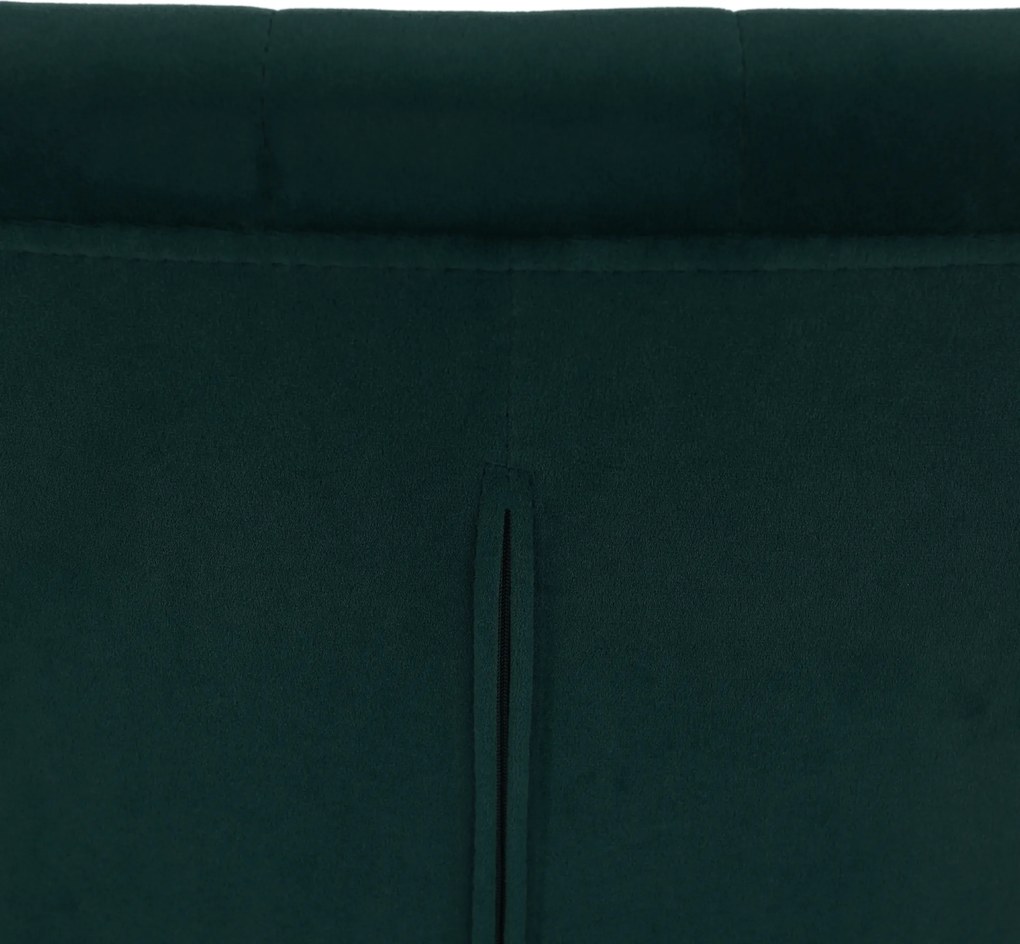 Étkezőszék, smaragd Velvet szövet/króm, GERDA NEW